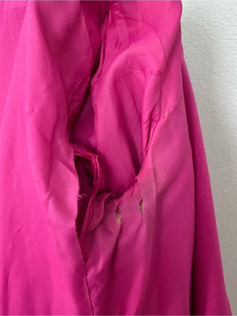 VTG Christian Dior Suit Hot Pink 100% Wool Blazer fuchsia Jacket Women’s M 8-10